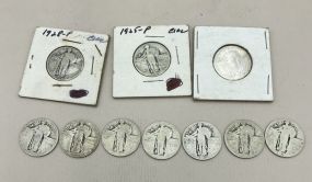 10 Standing Liberty Quarters