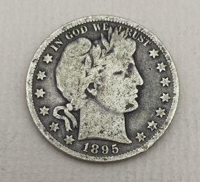 1895 USA Barber Half Dollar