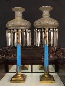 Matched pair of mint condition sinumbra lamps