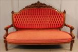 Rosewood renaissance parlor sofa