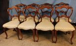 Set of 8 rosewood dining chairs in mint condition