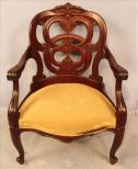 Laminated Springmeier armed parlor chair