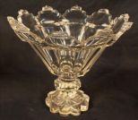 Very early center bowl with cut crystal edge