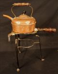 Fireplace trivet with kettle