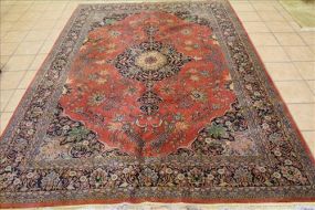 12c Persian Sarouk oriental rug, 8 ft. 1 in. x 11 ft. 1 in.