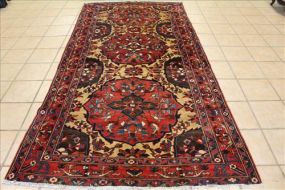 12k Persian hall rug, 5 ft. 7 in. x 11 ft. 1 in.