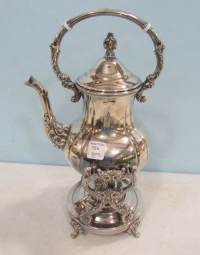 Ornate Silver Plate Coffee Pot