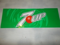 Plastic 7Up Sign 