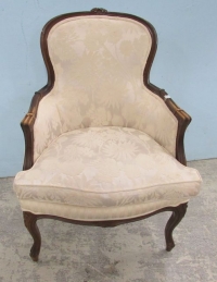 Victorian Style Upholstered Arm Chair