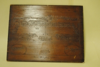 MILITARY WOOD CARVING; Camp of the First NY Mounted Rifles; by T. Place, Suffolk, VA, Civil War Period