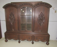 Large German Three Door Cabinet