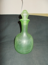 Depression Green Decanter