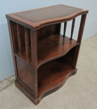 Vintage leather Top Mahogany Book Shelf