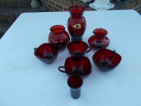 Ruby Red Glass