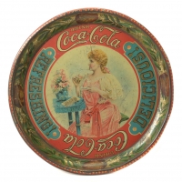 1897 Coca Cola Tray.
Estimate:  $60,000 / 80,000