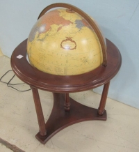 Lighted Globe on Stand