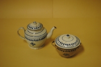 ASSEMBLED CREAMWARE PARTIAL TEA SERVICES