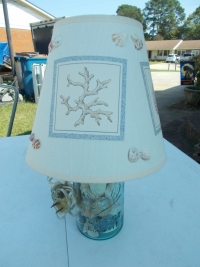 Sea Shell Jar Lamp