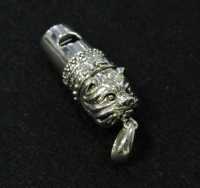 Sterling Bulldog Whistle Pendent