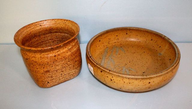 Pottery Vase and Bowl