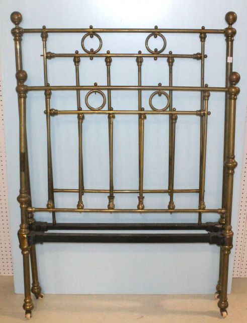 Twin Size Brass Bed