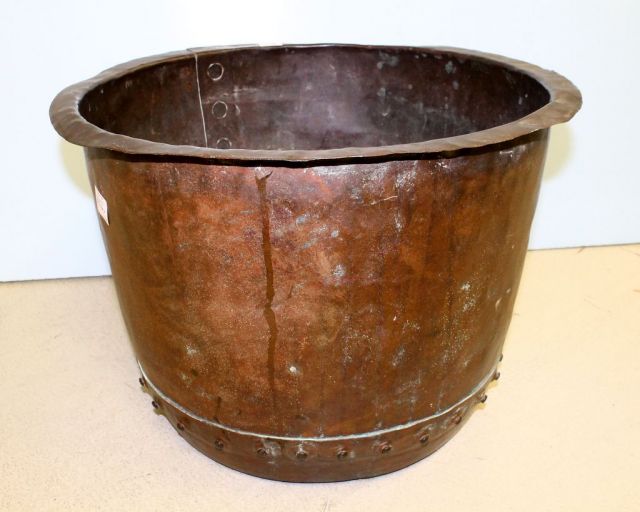 Large Copper Planter