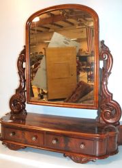 19th Century Victorian Shaving Mirror