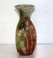 Iridescent Pottery Vase
