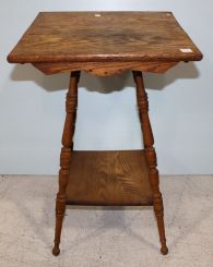 Victorian Oak Square Table