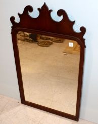 Early 20th Century Chippendale Style Mahogany Mirror