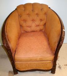 Heavily carved Karpen Style Arm Chair