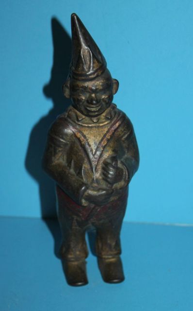 Old Metal Clown Bank