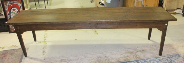 18th Century or Early 19th Century Two Board Top Harvest Table