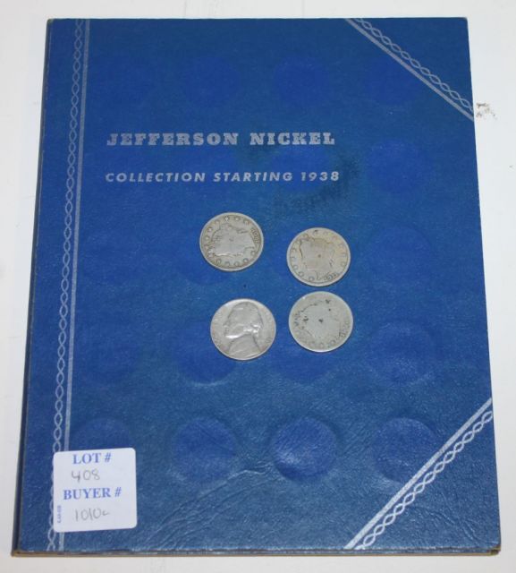 40 Jefferson Nickel and 3 Liberty Head Nickel Coins