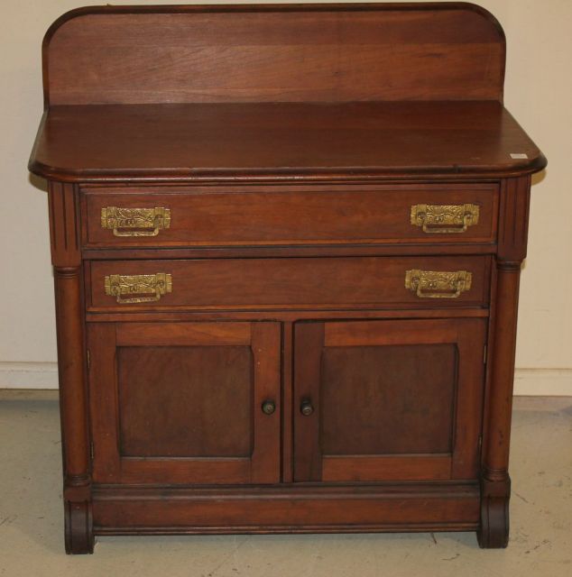 Victorian Walnut Washstand