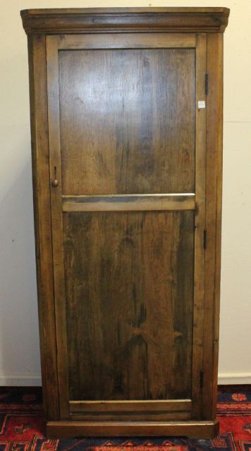 19th Century Pine Corner Cabinet converted to Coat Closet
