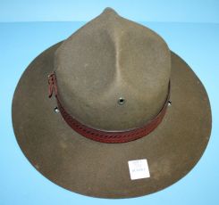 WWII U.S. Drill Instructor's Felt Hat
