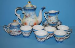 Betson's Handpainted Oriental Tea Set