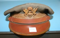 WW2 U.S. Army Officer's Crushes Style Uniform Visor Cap