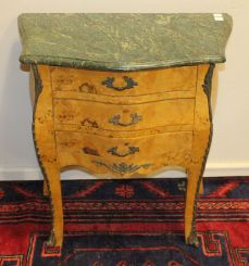 French Style Bombay Marble Top Side Table