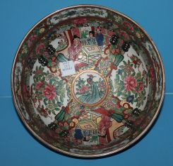 Oriental Rose Medallion Bowl