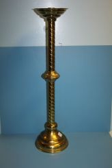 Twisted Brass Candleholders