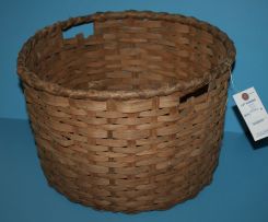 Split Hickory Weaved Basket