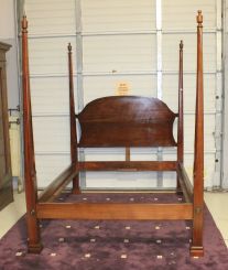 Mahogany Queen Size Tall Poster Bed