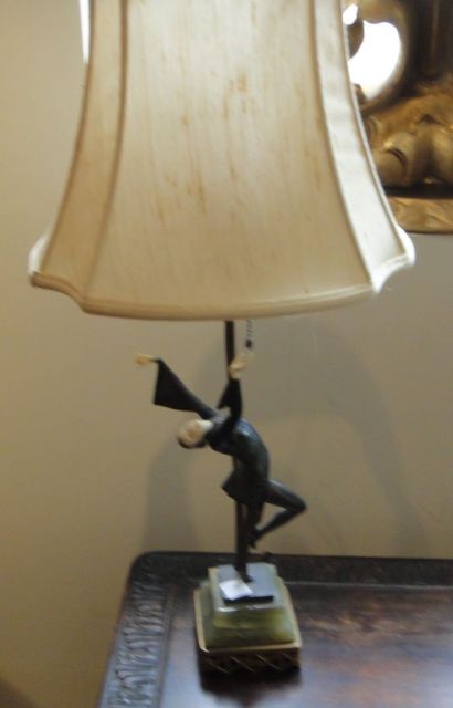 Fine Gerdago Art Deco Lamp in   form of a dancer