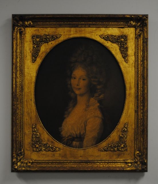 French Print of a Lady