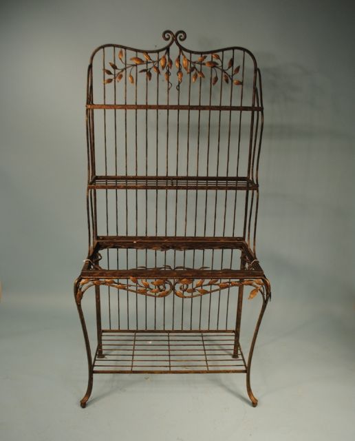 Decorative Iron Baker's Rack