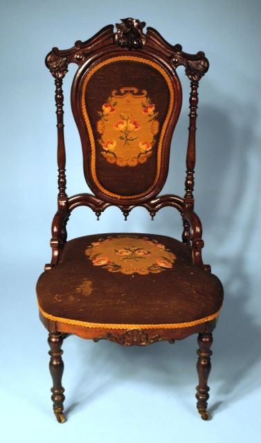 Victorian Walnut Side Chair