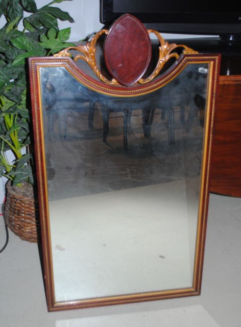 Vintage Mahogany Mirror