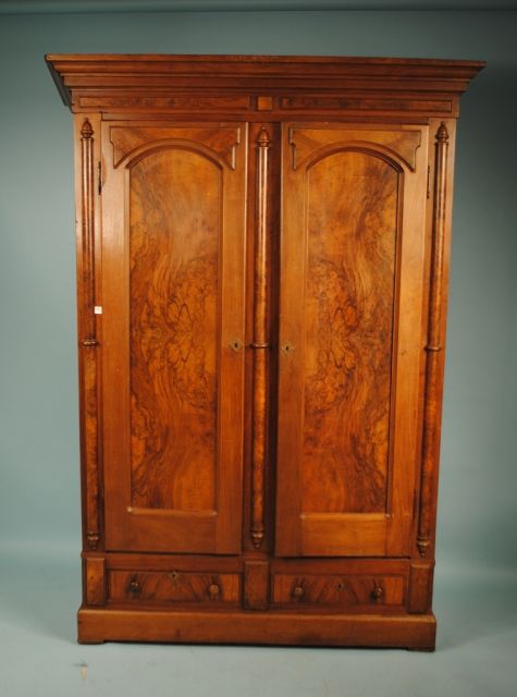 Eastlake Walnut Wardrobe